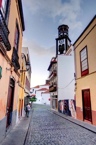 Santa Cruz Palma Spain March 2020 Historical Center Cloudy Weather — Stockfoto