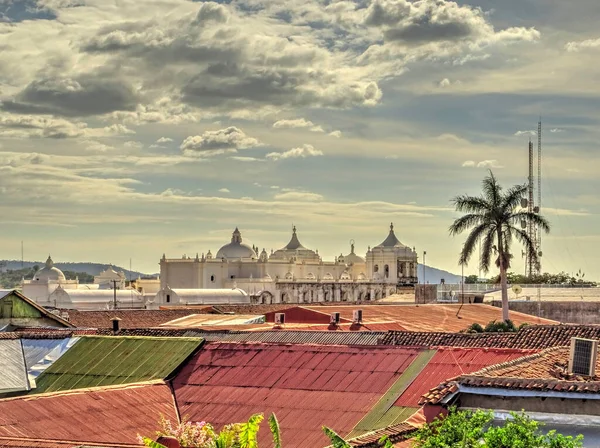 Leon Nicaragua January 2016 Cityscape Beautiful View Hdr Image — Photo