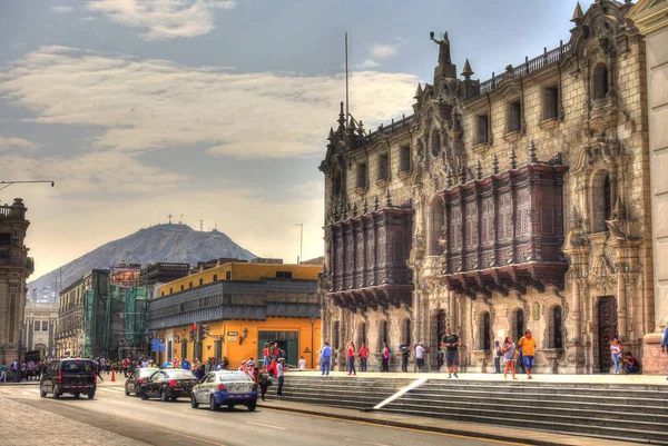 Lima Peru April 2018 Historical Center Sunny Weather — Stockfoto