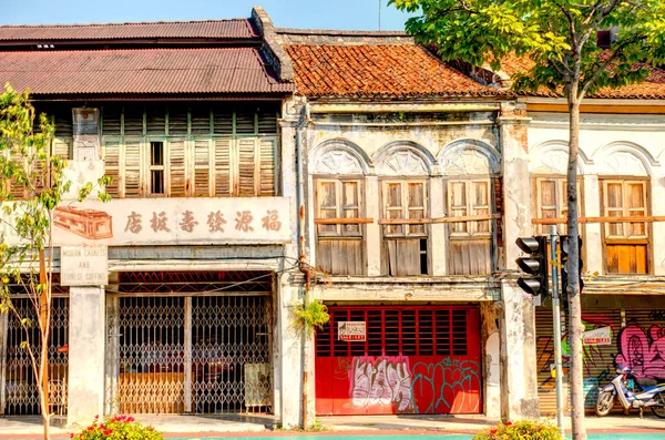 Penang Malaysia March 2019 Historical Center Springtime — Foto Stock