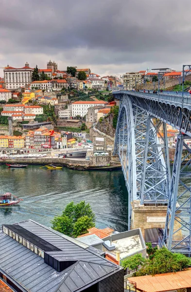 Porto Portugal June 2021 Historical Center Summertime Hdr Image — Fotografia de Stock