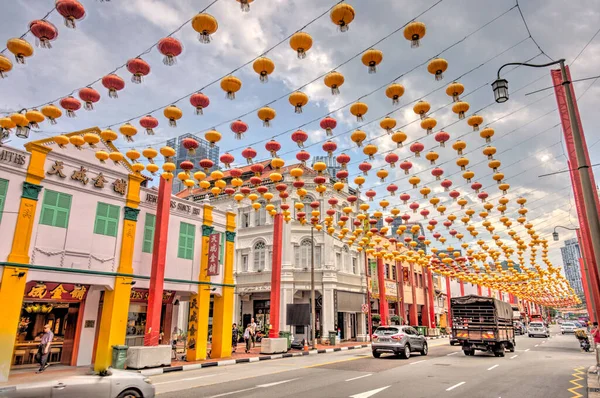 Singapore March 2019 Historical Buildings Joo Chiat Road — Stok fotoğraf