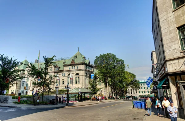 Quebec City Canada September 2017 Historical Center View Hdr Image — Fotografia de Stock