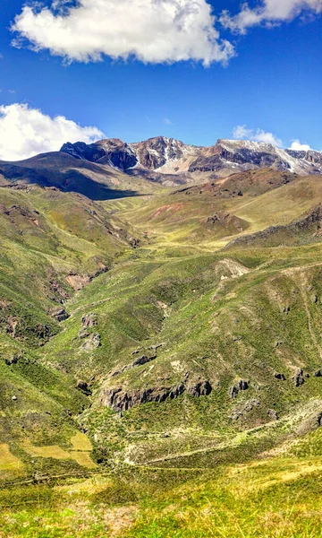 Scenic View Altiplano Landscape Peru — Foto de Stock