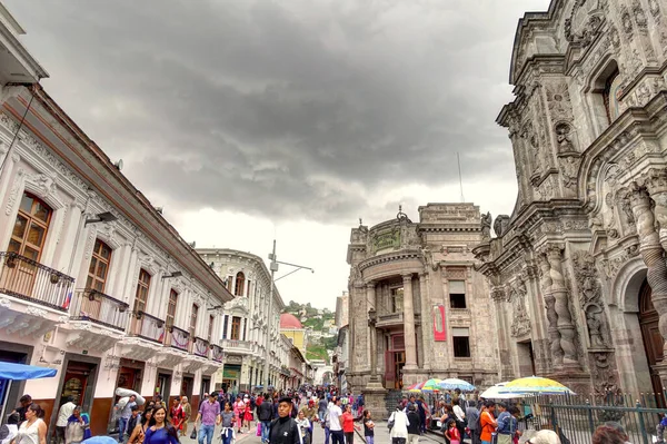 Quito Ecuador April 2018 Beautiful View Historical Center City — Fotografia de Stock