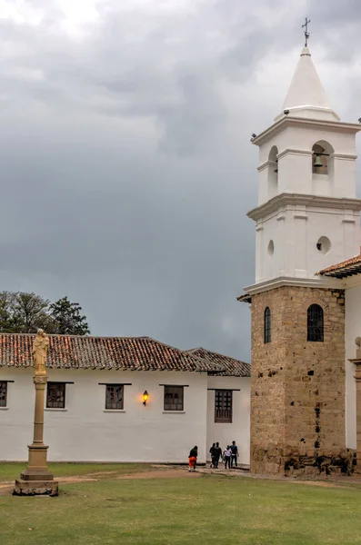 Villa Leyva Colombia May 2019 Picturesque Colonial Village Cloud Weather — стокове фото