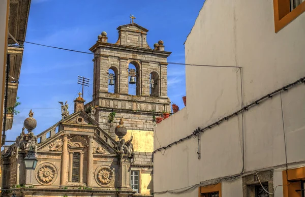Историческая Архитектура Evora Portugal Europe — стоковое фото