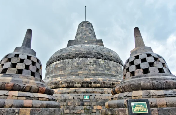 インドネシアのジャワ島ボロブドゥール寺院 — ストック写真