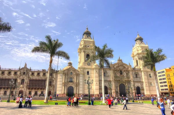 Lima Peru April 2018 Historical Center Sunny Weather — Stockfoto