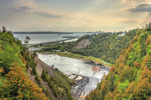 Montmorency Falls Quebec City Canada — Foto Stock