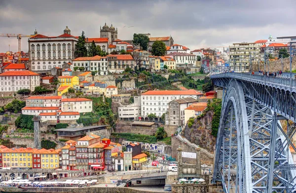 Porto Portugal June 2021 Historical Center Summertime Hdr Image — Stockfoto