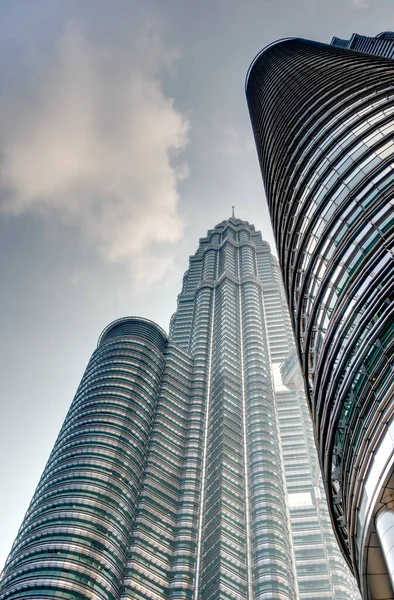 Kuala Lumpur Malaysia March 2019 Petronas Towers Klcc Hdr Image — Stockfoto