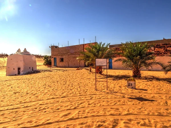 Timimoun Algeria March 2016 Saharan Desert Sunny Weather — Zdjęcie stockowe