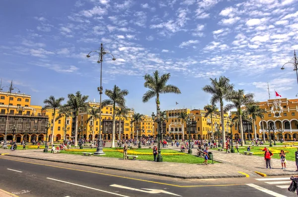 Lima Peru April 2018 Historical Center Sunny Weather — Stockfoto