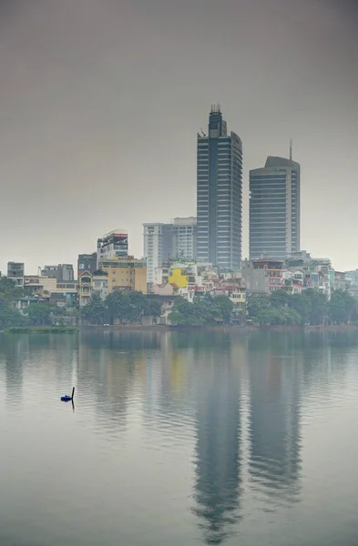 Hanoi Vietnam November 2020 City Center Cloudy Weather — Stok fotoğraf