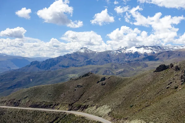 Scenic View Altiplano Landscape Peru — Foto de Stock