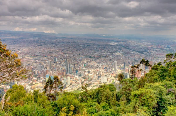 Bogota Colombia April 2019 Cityscape Cloudy Weather — Zdjęcie stockowe