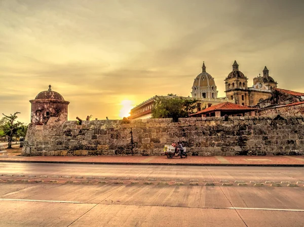 Cartagena Colombia June 2015 City Center Sunny Weather — 图库照片