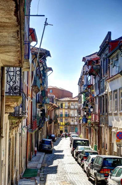Porto Portugal June 2021 Historical Center Summertime Hdr Image — ストック写真