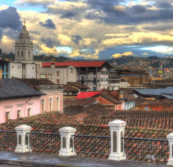 Quito Ecuador April 2018 Beautiful View Historical Center City — Foto de Stock