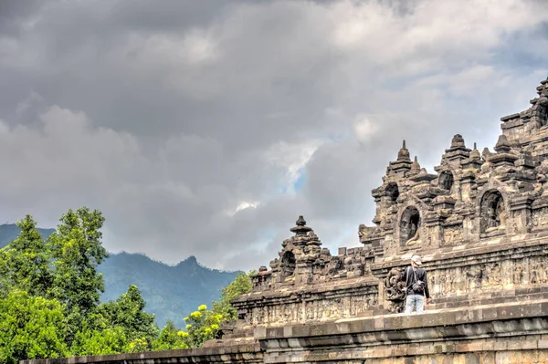 Chrám Borobudur Java Indonésie — Stock fotografie
