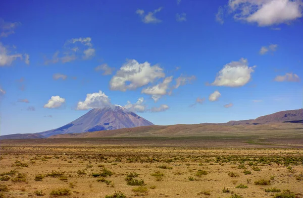 Scenic View Altiplano Landscape Peru — Fotografia de Stock