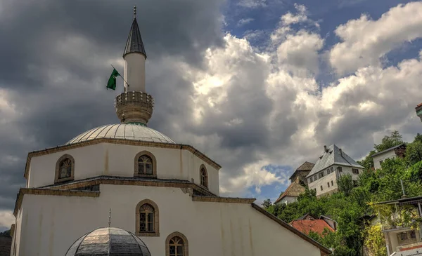 Jajce Bosnia Herzegovina July 2017 City Center Summertime — Fotografia de Stock