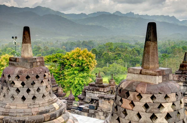 Chrám Borobudur Java Indonésie — Stock fotografie