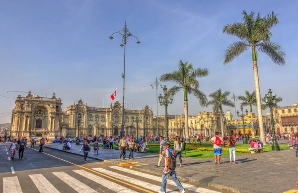 Lima Peru April 2018 Historical Center Sunny Weather — Stockfoto