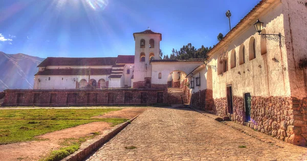 Cusco Peru April 2018 Исторический Центр Солнечную Погоду Hdr Image — стоковое фото