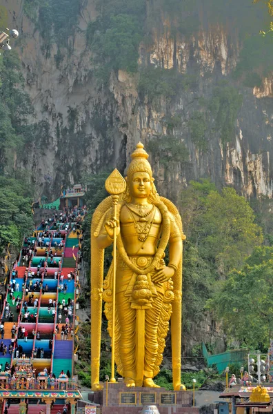 Kuala Lumpur Malaysia March 2019 Batu Caves Sunny Weather — Fotografia de Stock