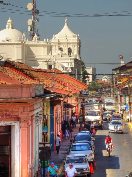 Leon Nicaragua January 2016 Cityscape Beautiful View Hdr Image — Zdjęcie stockowe