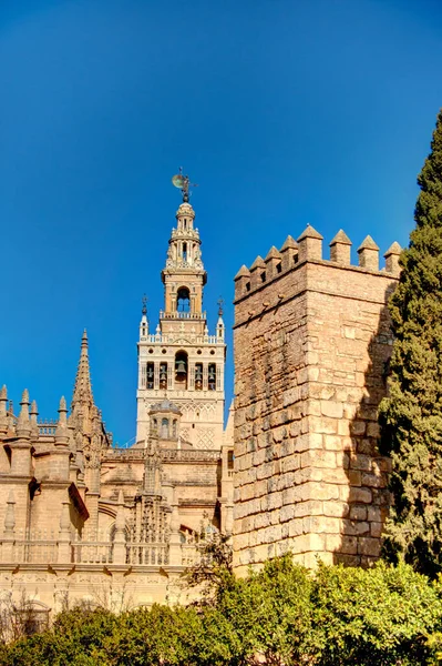 Sevilla Spain January 2019 Plaza Espana Winter — Foto Stock