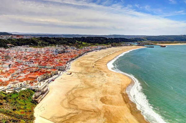 Nazare Portugal April 2018 Seaside Resort Nazare Sunny Weather — Photo