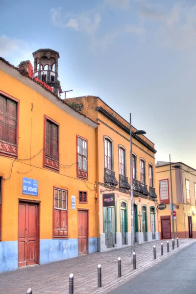 Santa Cruz Palma Spain March 2020 Historical Center Cloudy Weather — 图库照片