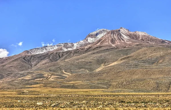 Scenic View Altiplano Landscape Peru — Fotografia de Stock