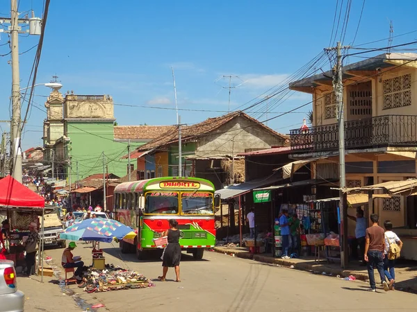 Granada Nicaragua January 2016 Historical Center Sunny Weather — 图库照片