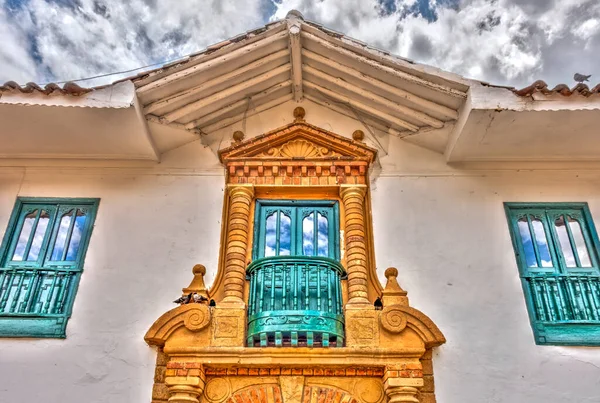 Villa Leyva Colombia May 2019 Picturesque Colonial Village Cloudy Weather — Foto de Stock