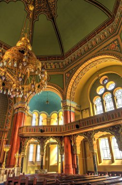 Sofia, Bulgaria - April 2021 : Historical center in springtime