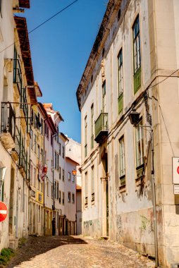 Coimbra, Portugal - July 2019 : Historical center in sunny weather