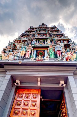 Singapore - March 2019 : Little India in sunny weather