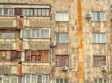 ALMATY, KAZAKHSTAN - APRIL 2016 : City center in springtime