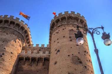 VALENCIA, SPAIN - JUNE 2017: City center in summertime