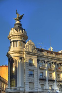 CORDOBA, SPAIN - April 2017: Historical center in springtime, HDR image