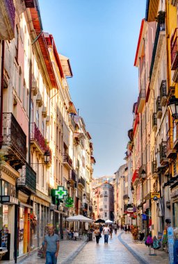 Coimbra, Portugal - July 2019 : Historical center in sunny weather