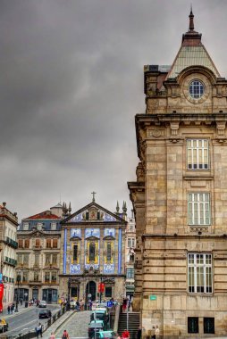Porto, Portugal - June 2021: Historical center in summertime, HDR image