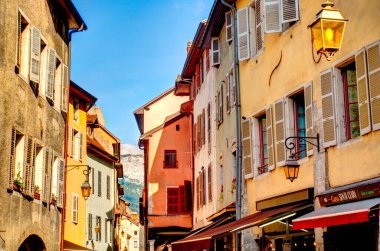 Annecy, France - August 2019 : Historical center in summertime