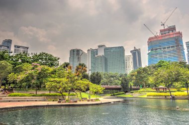 Kuala Lumpur, Malaysia - March 2019 : Historical center, HDR image