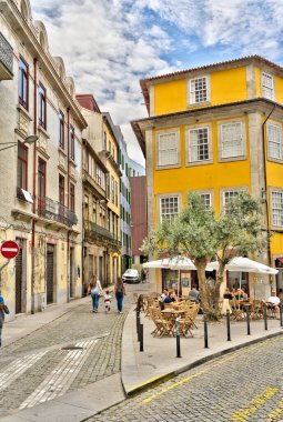 Porto, Portugal - June 2021: Historical center in summertime, HDR image