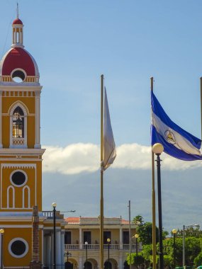 Granada, Nicaragua - January 2016 : Historical center in sunny weather